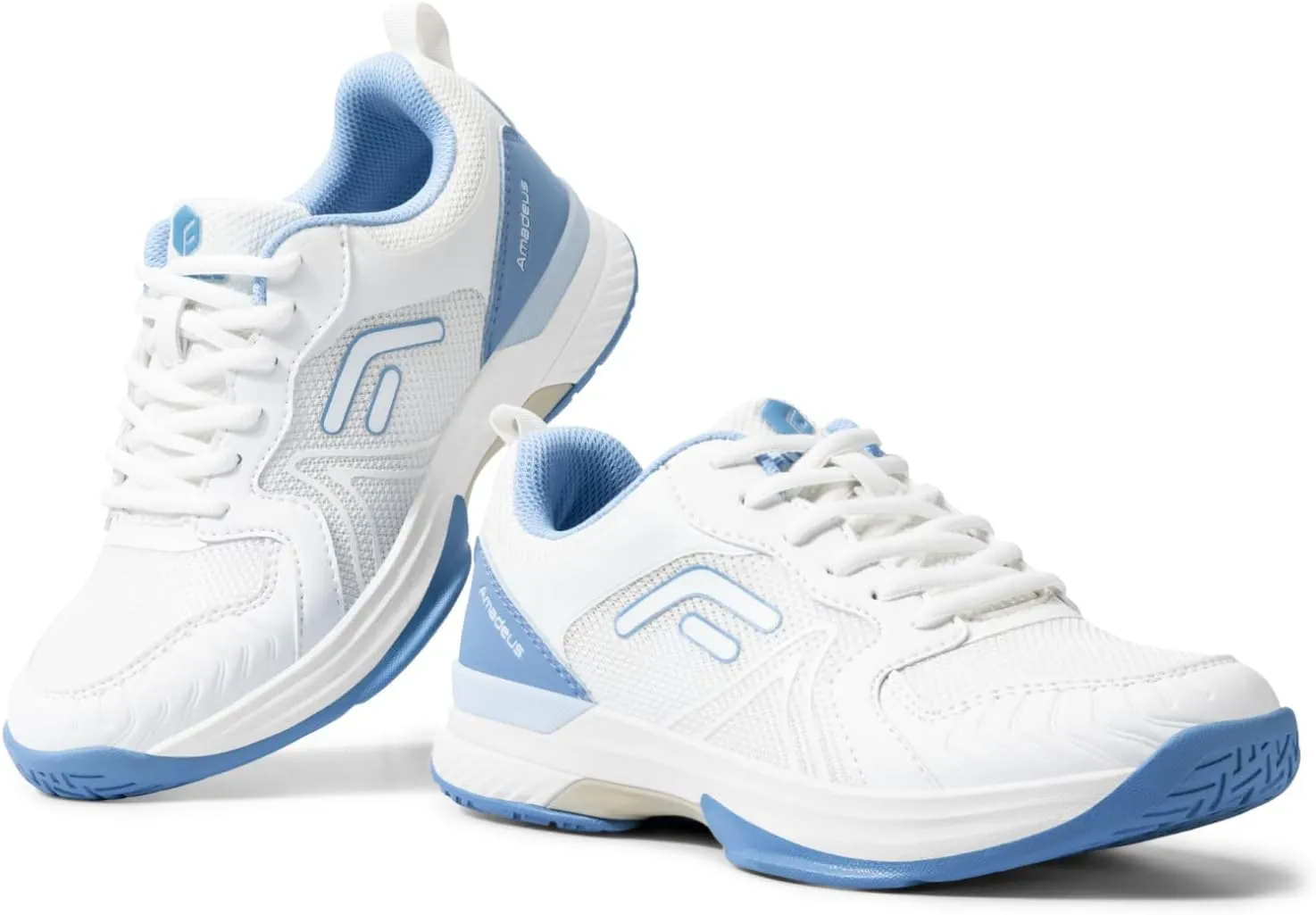 FitVille Wide Pickleball Shoes for Women Cloud-Like Lightweight Womens Tennis Shoes with Arch Support, Wide Toe Box Breathable Court Shoes for Racketball, Badminton