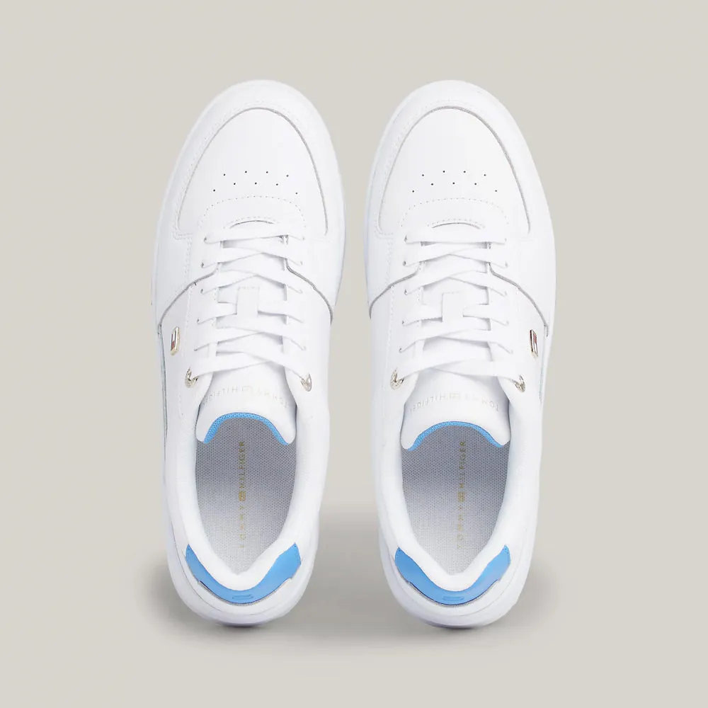 Flag Basket Sneaker - White
