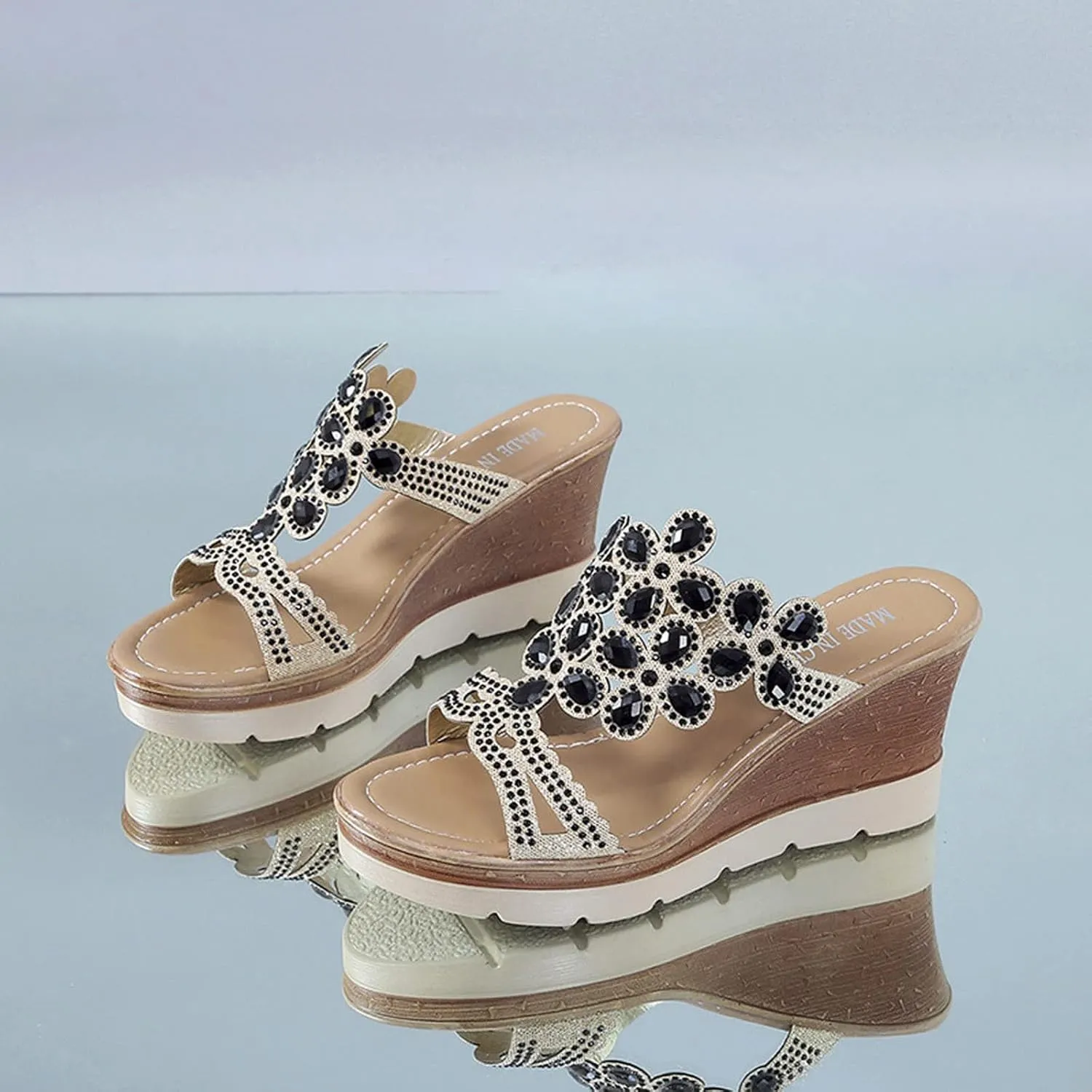 Flip Flops Women Open Toes Ankle Strap Flat Sandals Womens Sandal Comfortable Shoes for Women Dressy Casual