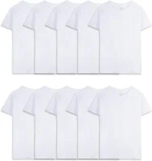 Fruit of the Loom Boys' Eversoft Cotton Undershirts, T Shirts & Tank Tops