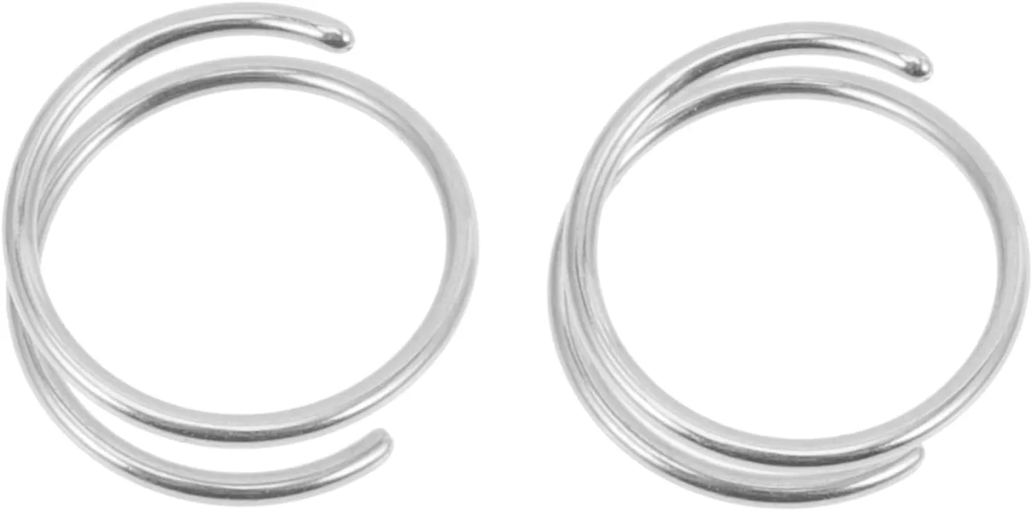 GALPADA Stylish Nose Ring Stud Silver Nose Jewelry Hoop Ring Comfortable for Women