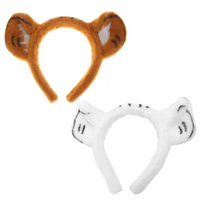 Gatuida Animal Headbands Tiger Ears Hairband Hair Clip Headwear for Women Girls