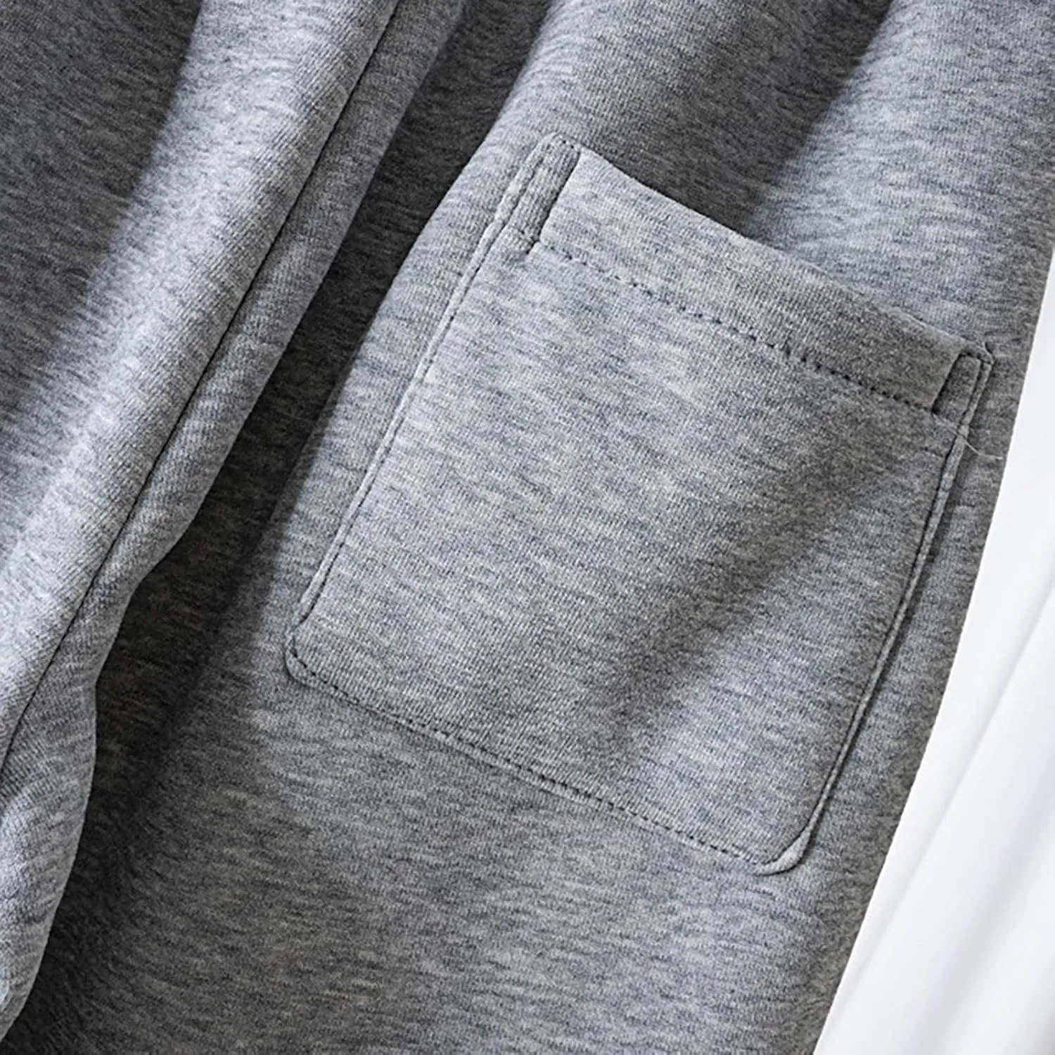 Girls' Open Bottom Wide Leg Sweatpants High Elastic Waist Baggy Jogger Pants Wide Straight Leg Trousers with Pockets