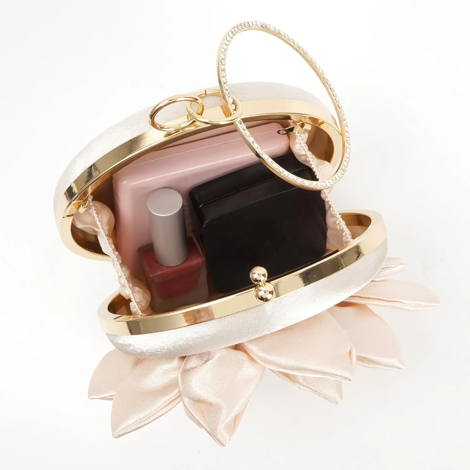 Glittering Round Straw Shoulder Bag: Sequined Chain Strap & Versatile Crossbody Design for Day-to-Evening Elegance
