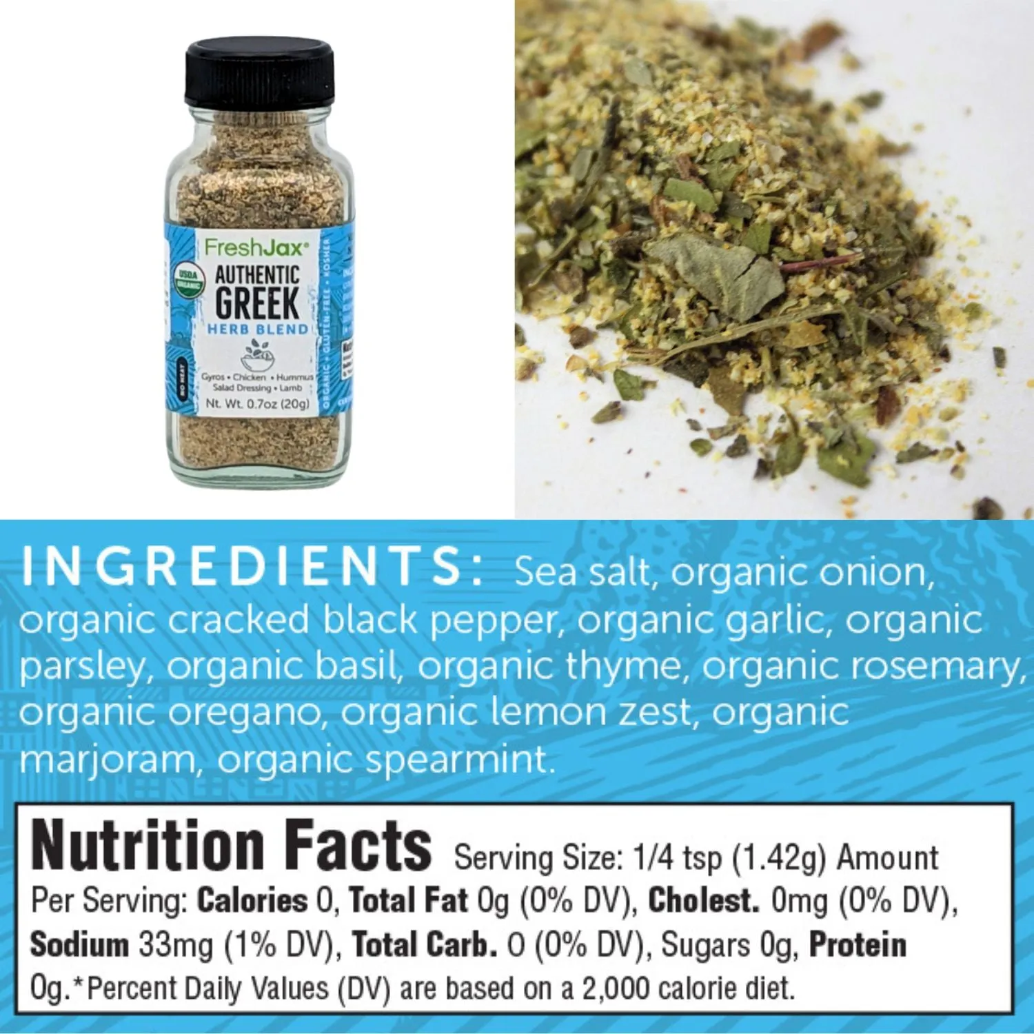 Greek Authentic Herb Blend Organic