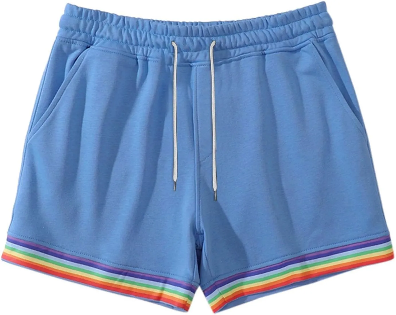 Gym Shorts for Men Slim-Fit Elastic Beach Shorts Gym Basketball Lightweight Classic Regular Activewear Pants