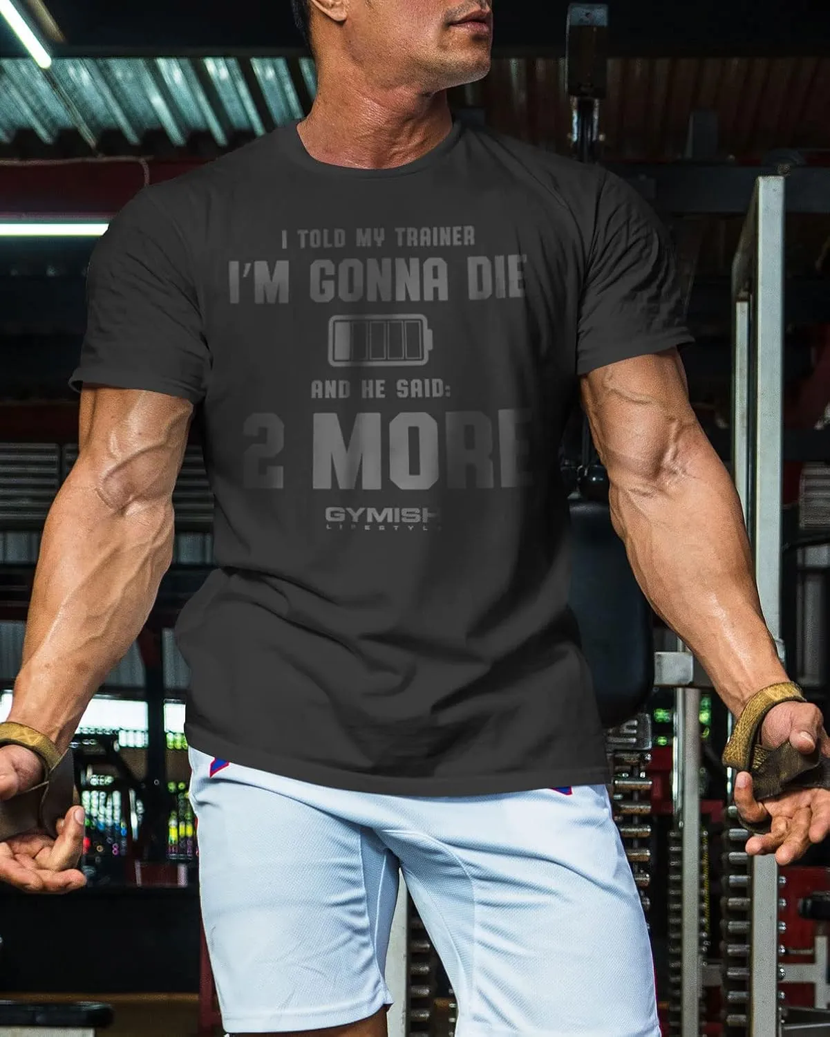 Gymish Lifestyle 2 More Workout Shirts for Men, Motivational T-Shirt for Gym