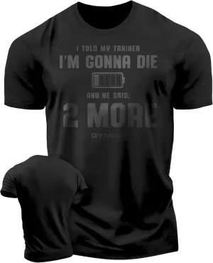 Gymish Lifestyle 2 More Workout Shirts for Men, Motivational T-Shirt for Gym