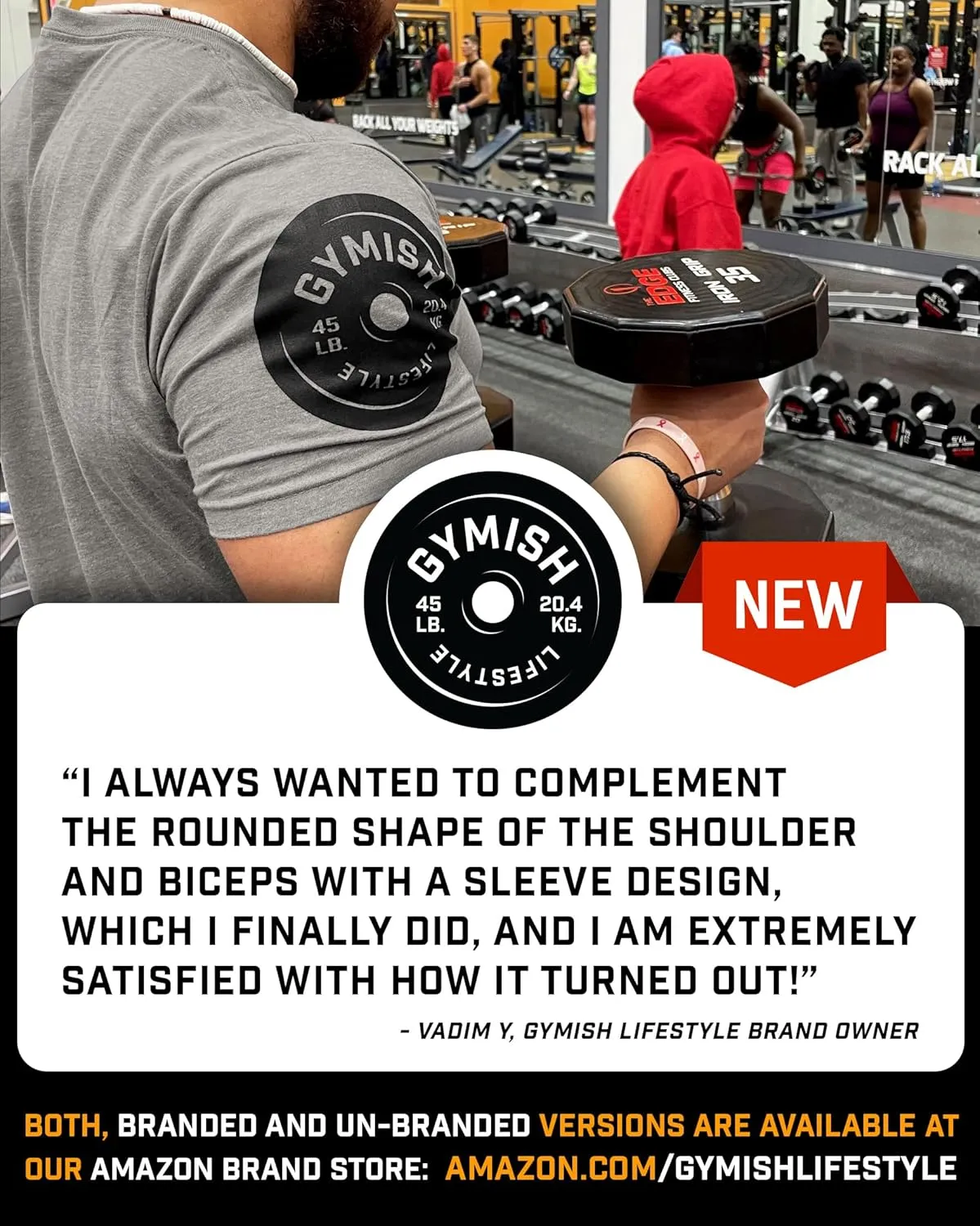 Gymish Lifestyle 2 More Workout Shirts for Men, Motivational T-Shirt for Gym