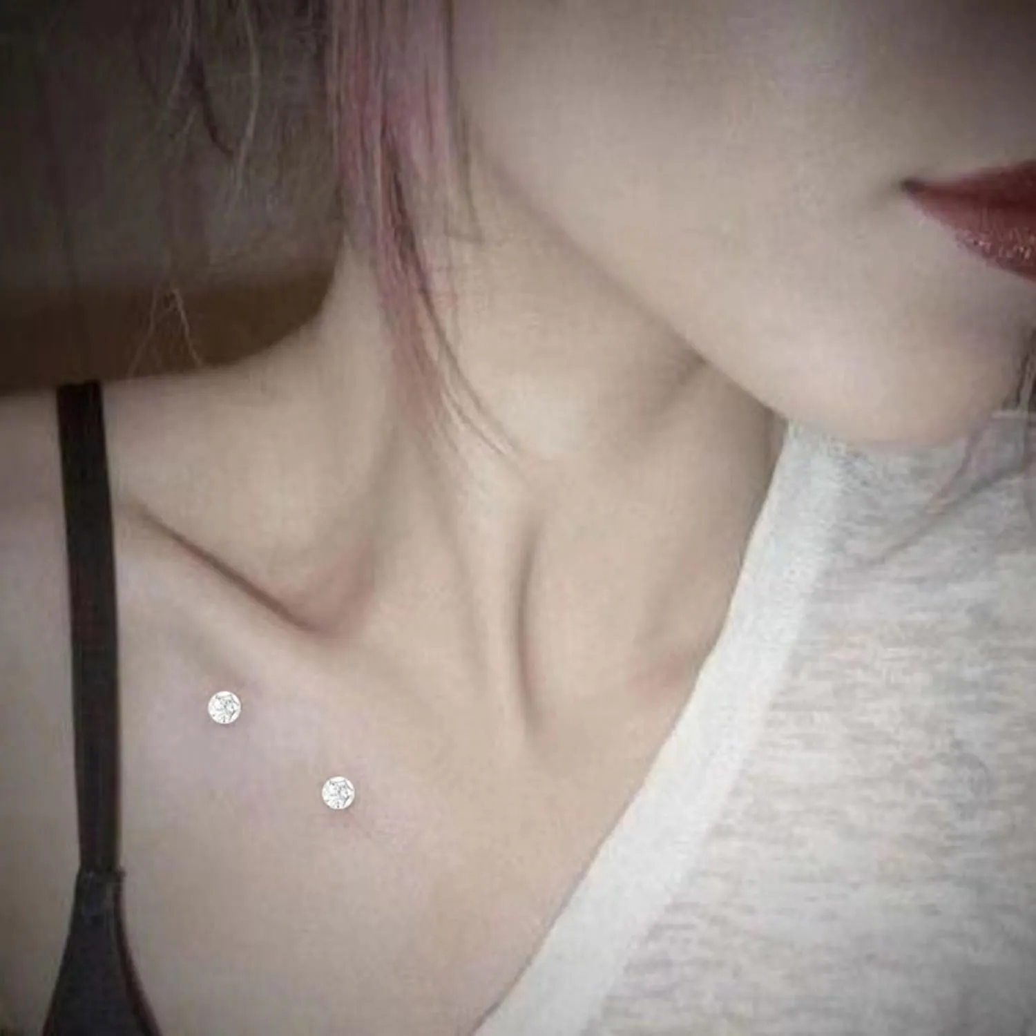 Heart Piercing Jewelry Barbell Ring 8mm 3mm Earring Eyebrow Piercing Jewelry Nose Stud Screw