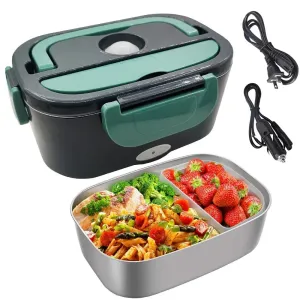 Heated Lunch Box Food Warmer for Car 12V Truck 24V 110V 220V