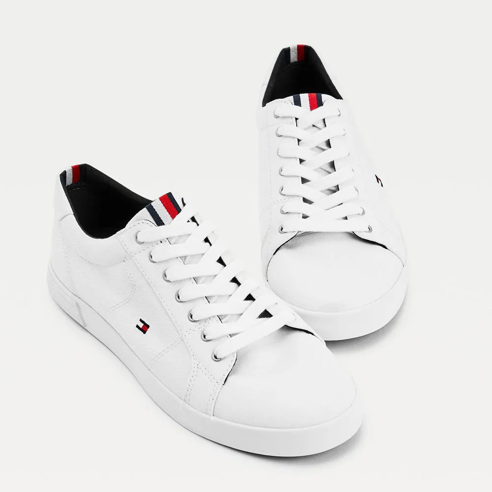 Iconic Long Lace Sneaker - White