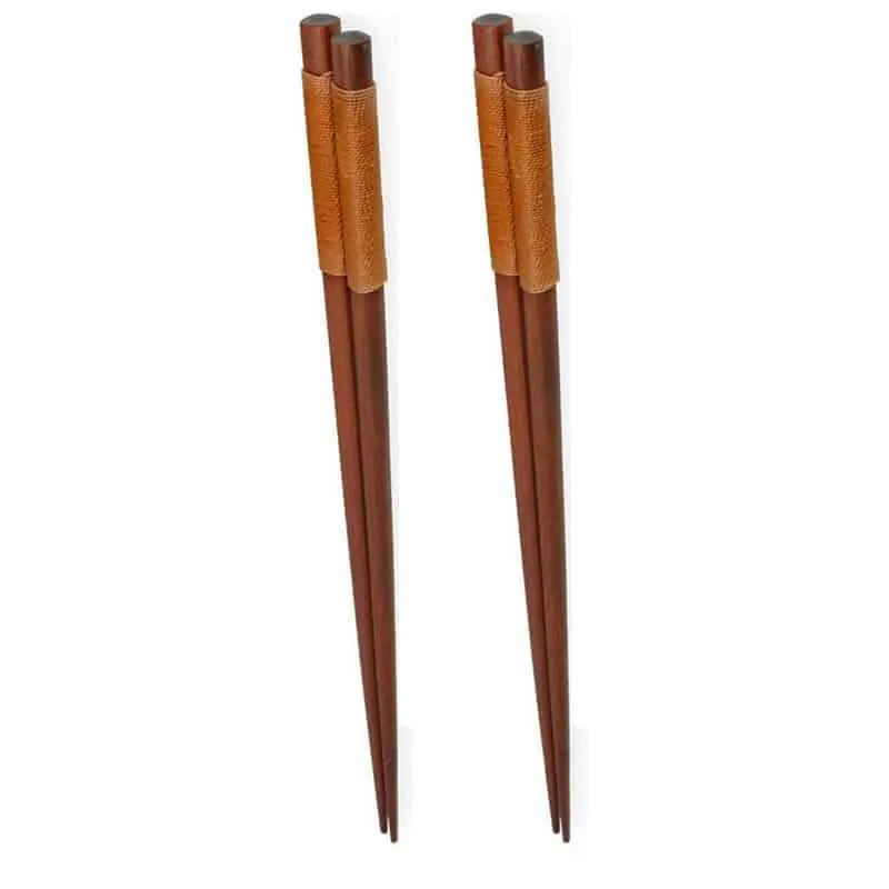 Japanese Designed Wooden Chopsticks 4 Pcs Set