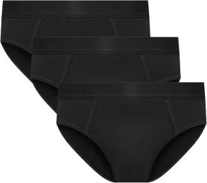 JEsilunmaMY Men's Solid Color Breathable Athletic Briefs Mid Waist Stretch Cotton Underwear Brief Soft Comfort Support Briefs