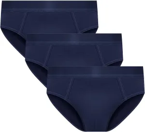 JEsilunmaMY Men's Solid Color Breathable Athletic Briefs Mid Waist Stretch Cotton Underwear Brief Soft Comfort Support Briefs