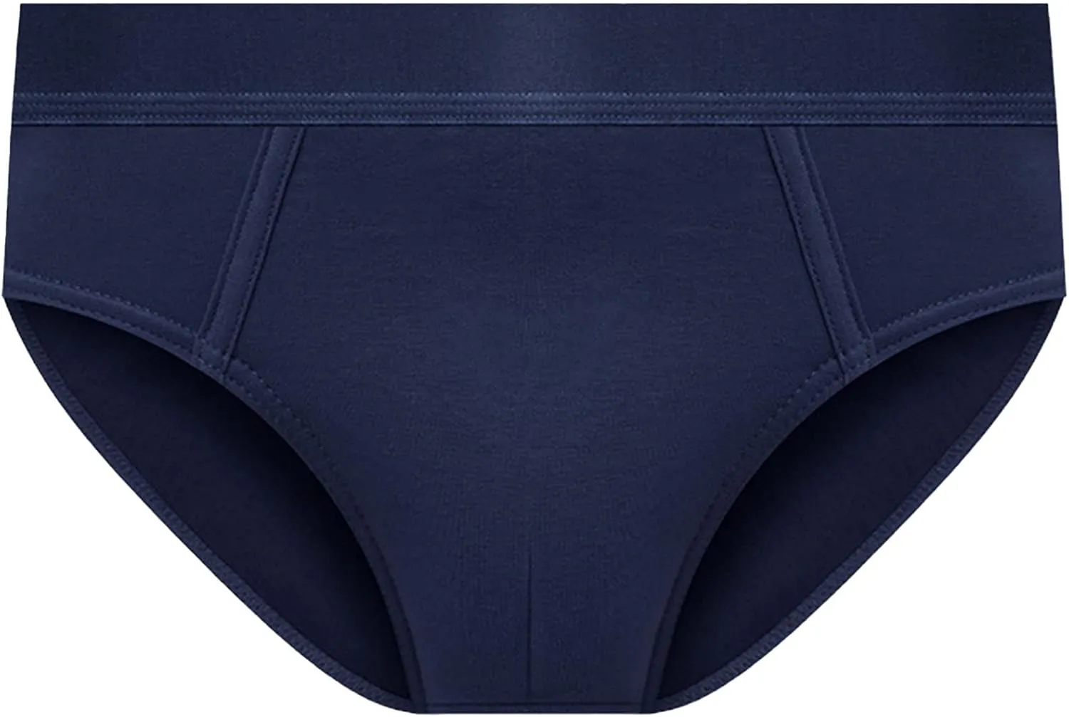 JEsilunmaMY Men's Solid Color Breathable Athletic Briefs Mid Waist Stretch Cotton Underwear Brief Soft Comfort Support Briefs