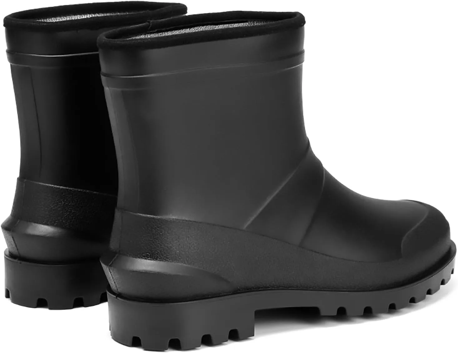 jessie Rain Boots for Men Mud Boot Short Ankle Boots PVC Waterproof Rubber Boots Mud Boot Short Boots