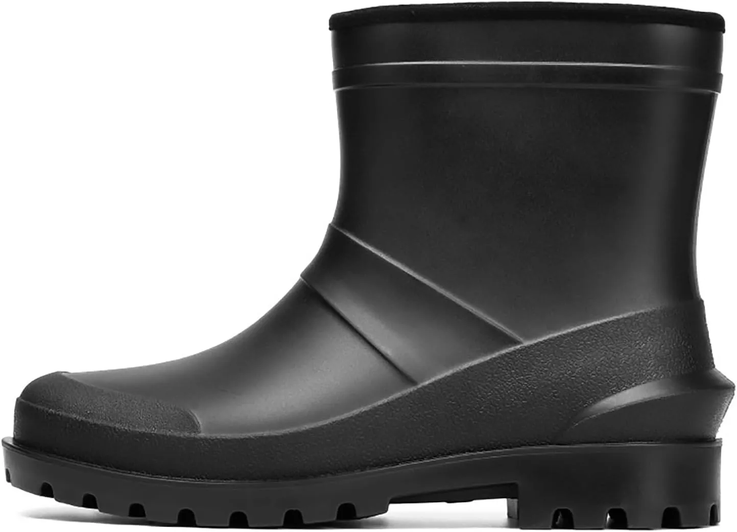 jessie Rain Boots for Men Mud Boot Short Ankle Boots PVC Waterproof Rubber Boots Mud Boot Short Boots