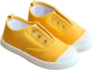 Kids Lace up Canvas Shoes Sneakers Athletic Running Tennis Sport Shoes Outdoor Flat Rubber Anti Slip Shoes