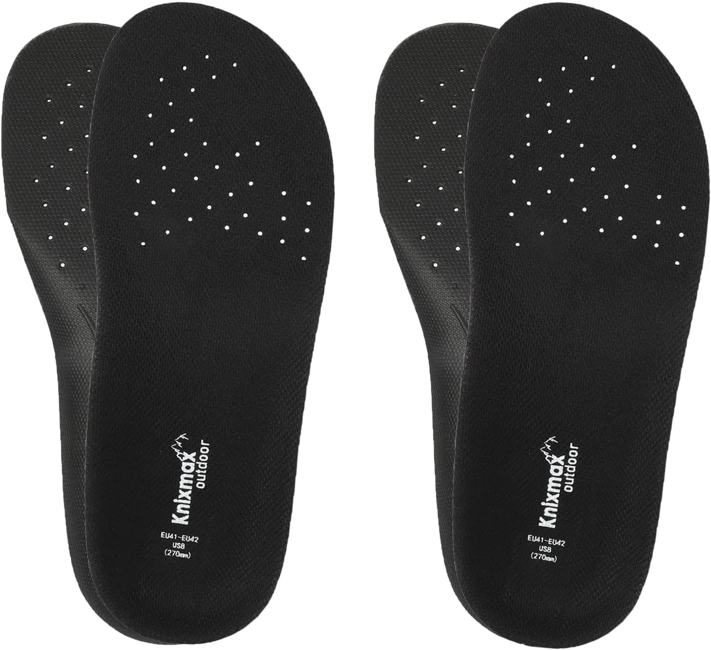 Knixmax Orthotic Insoles for Crocs Clog, Comfort Replacement Innersoles for Men Women, Wide Fit Shoe Inserts for Garden Shoes Sneakers Water Sandals Nurse Clogs Liners with Arch Support