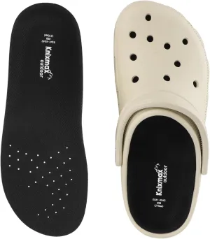 Knixmax Orthotic Insoles for Crocs Clog, Comfort Replacement Innersoles for Men Women, Wide Fit Shoe Inserts for Garden Shoes Sneakers Water Sandals Nurse Clogs Liners with Arch Support