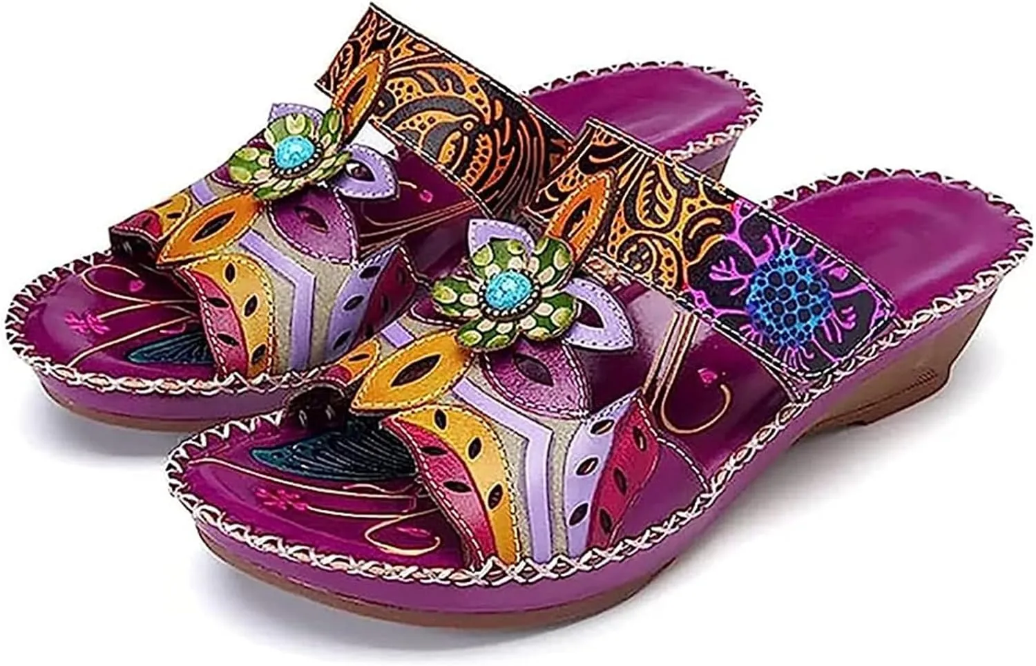 Ladmiple Sandals Women Comfortable Dressy Orthotic Slides Summer Walking Orthopedic Flip Flops Beach Shoes with Arch Support