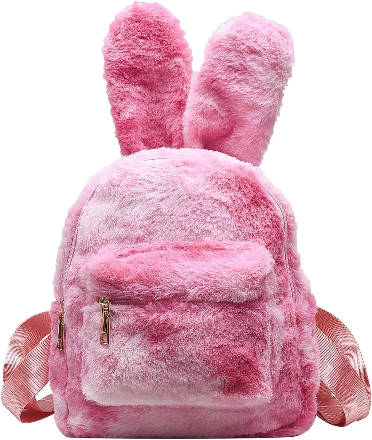 Lanpet Cute Bunny Backpacks for Women Rabbit Ears Backpack Fluffy Shoulder Bag Satchel