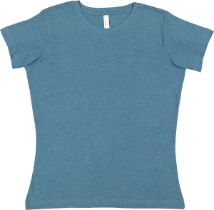 LAT Women 100% Cotton Jersey Crew Neck Short Sleeve Tee (3516)