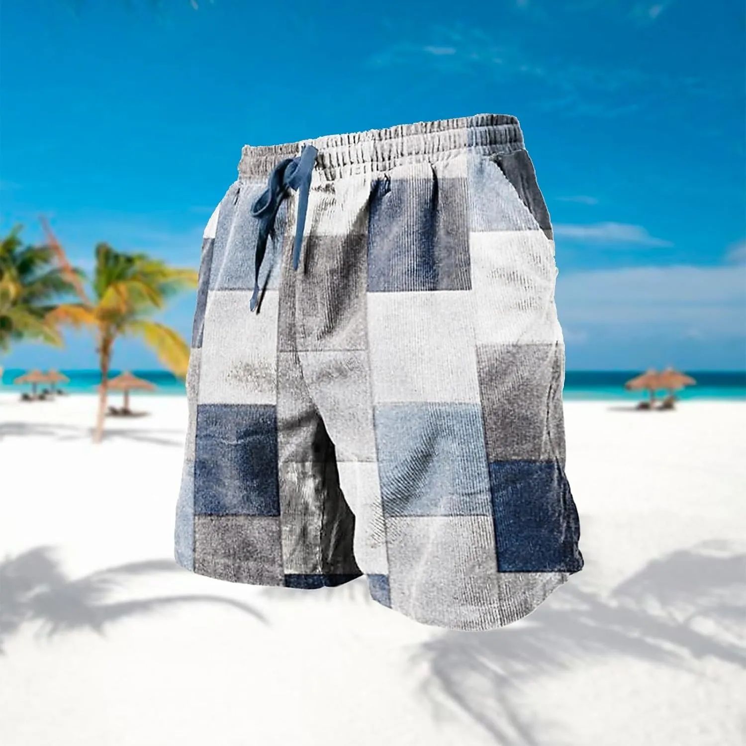 LCMTWX Shorts for Men Casual Summer 3D Coconut Tree Printed Beach Trendy Shorts Shorts for Men Casual Black Mens Active