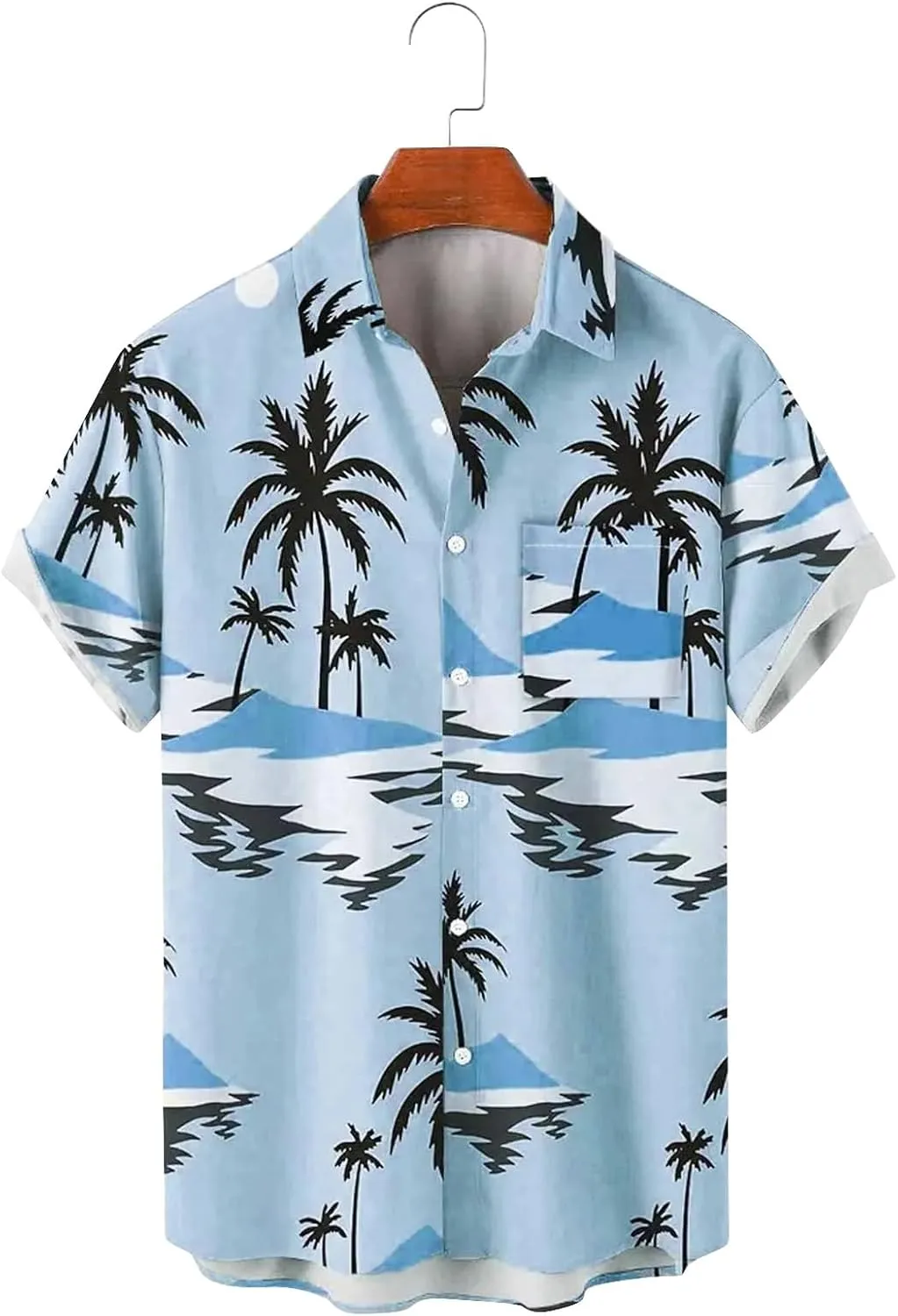LCMTWX T Shirts for Man Long Sleeve Casual Button Down Beach Flower Shirt and Long Suits Mens Trunks Beach Button Down Mens