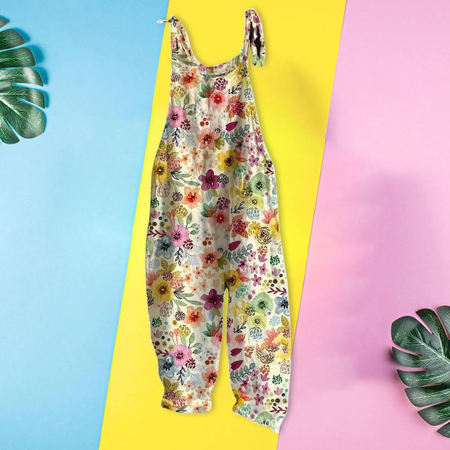 LCMTWX Womans Jumpsuit Casual Shorts Summer New Digital Print Loose Pocket Jumpsuit Jumpsuit Women Women Jumpsuits Woman