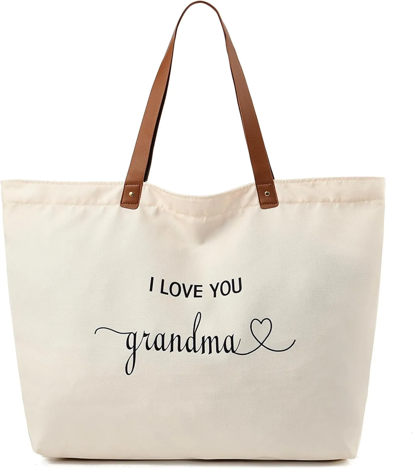 LEMEDE 30L Zip Grocery Bag - Wide Handheld to Reduce Shoulder Pressure,Personalized Minimalist Style Tote Bag,Gift for Women