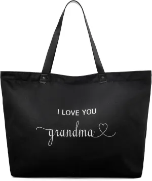 LEMEDE 30L Zip Grocery Bag - Wide Handheld to Reduce Shoulder Pressure,Personalized Minimalist Style Tote Bag,Gift for Women
