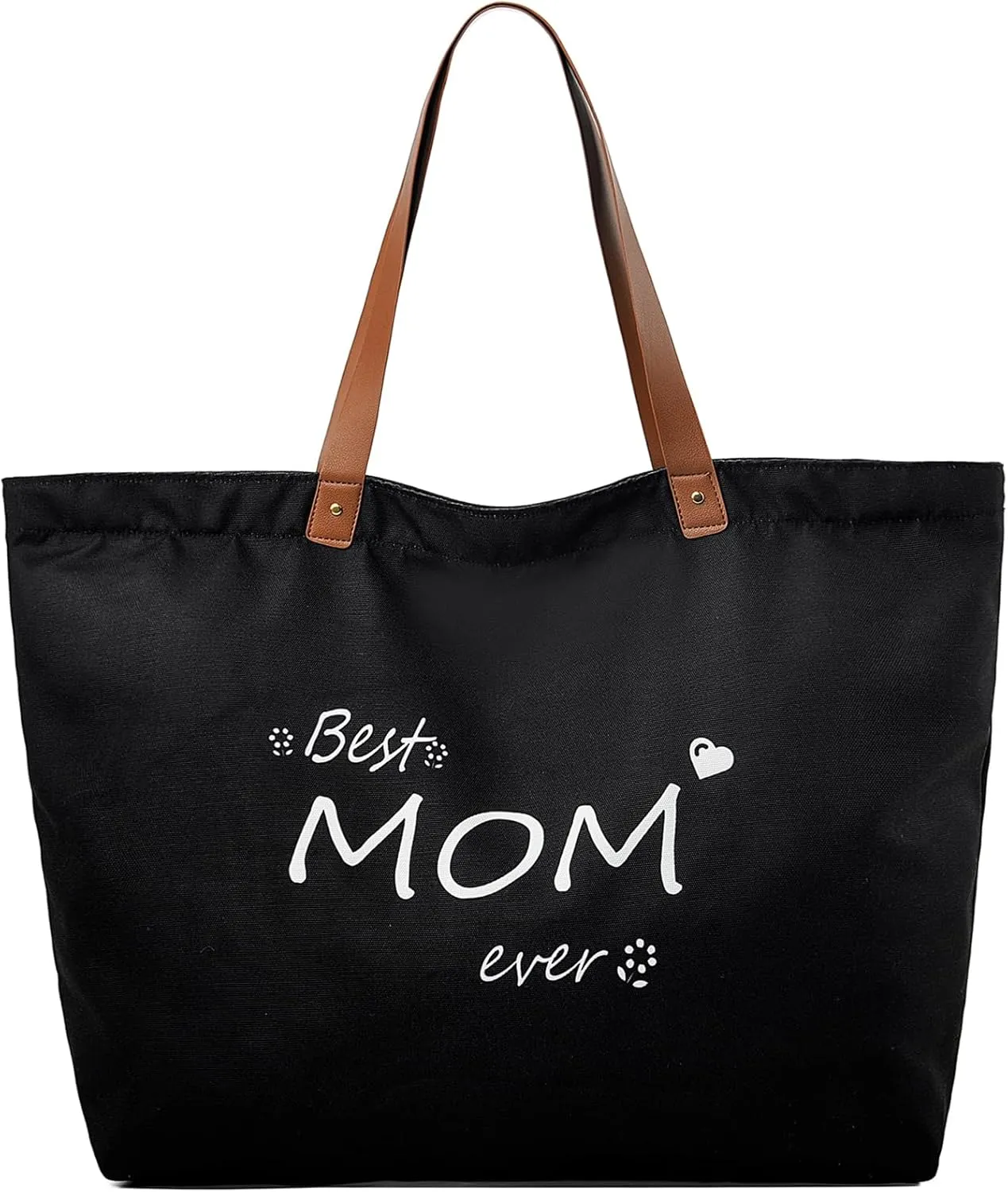 LEMEDE 30L Zip Grocery Bag - Wide Handheld to Reduce Shoulder Pressure,Personalized Minimalist Style Tote Bag,Gift for Women