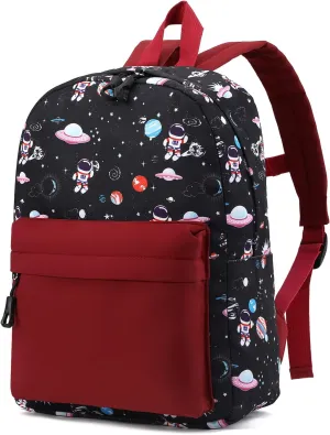 Little Kids Toddler Backpacks for Boys and Girls Preschool Backpack With Chest Strap (Astronaut)