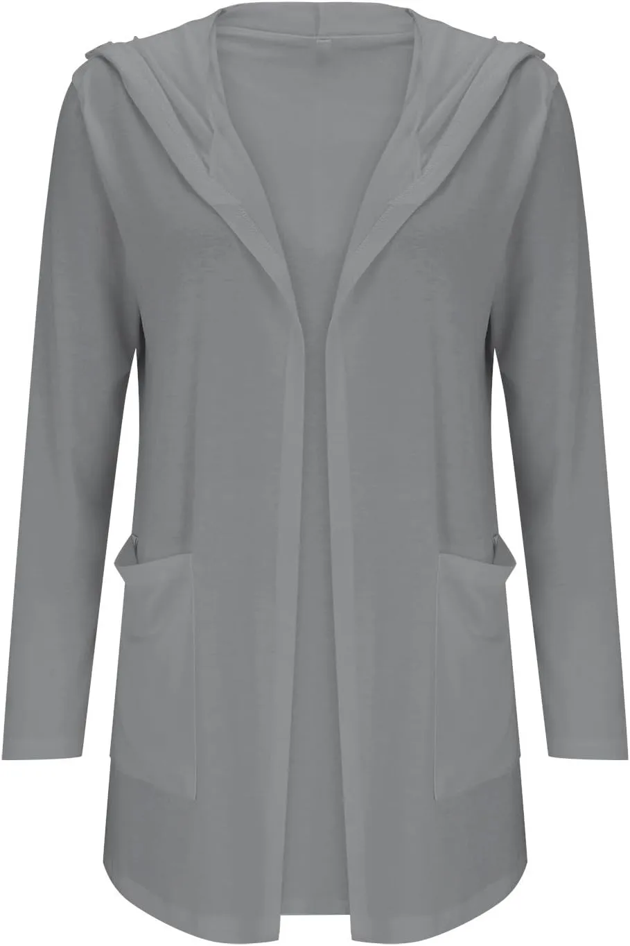 Long Cardigans for Women Trendy 2024 Summer Lightweight Casual Comfy Open Front Hooded Cardigan Sweater with Pocket