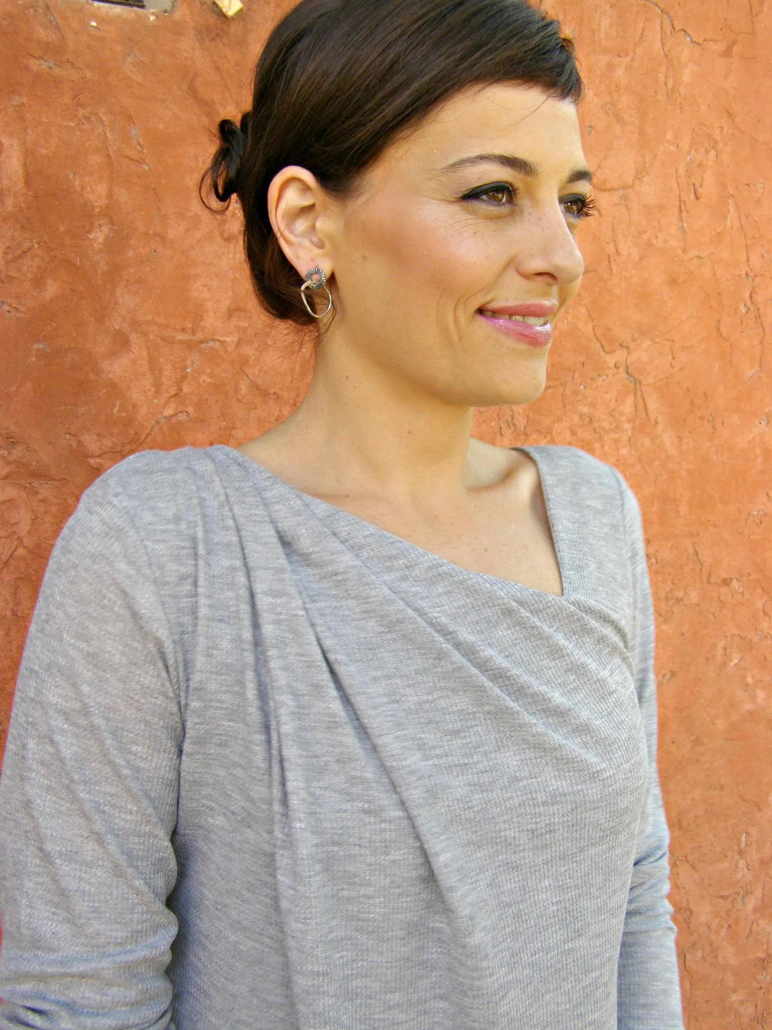 Long Sleeve Asymmetrical  Top
