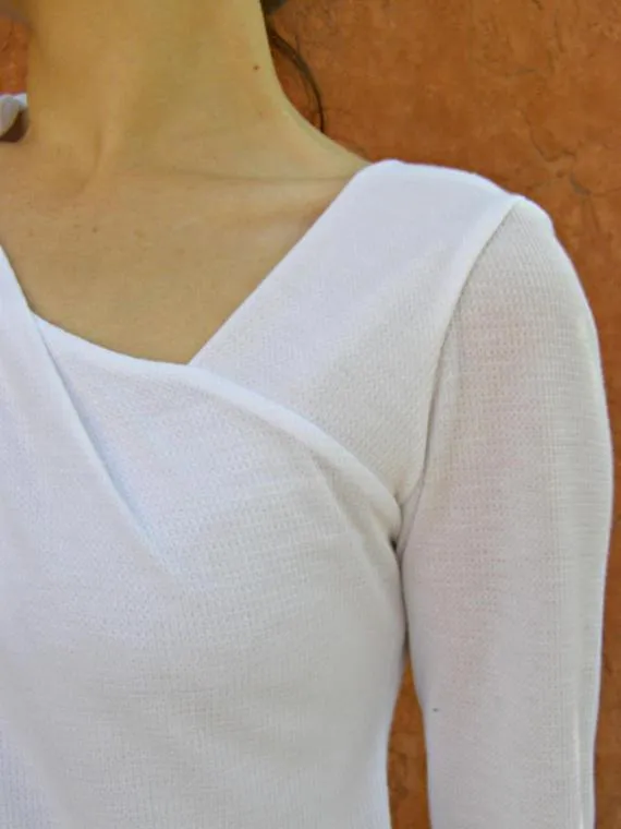 Long Sleeve Asymmetrical  Top