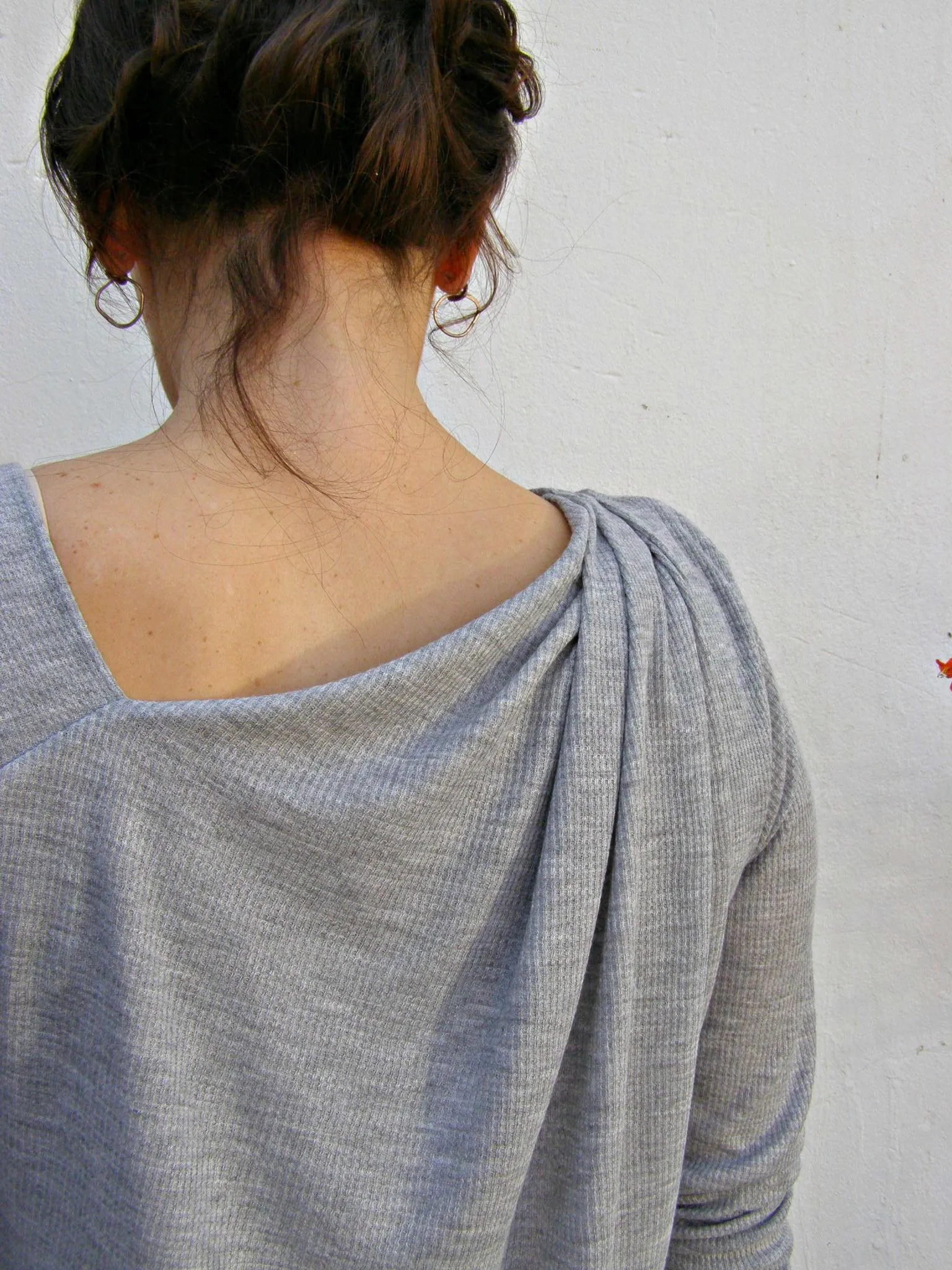Long Sleeve Asymmetrical  Top