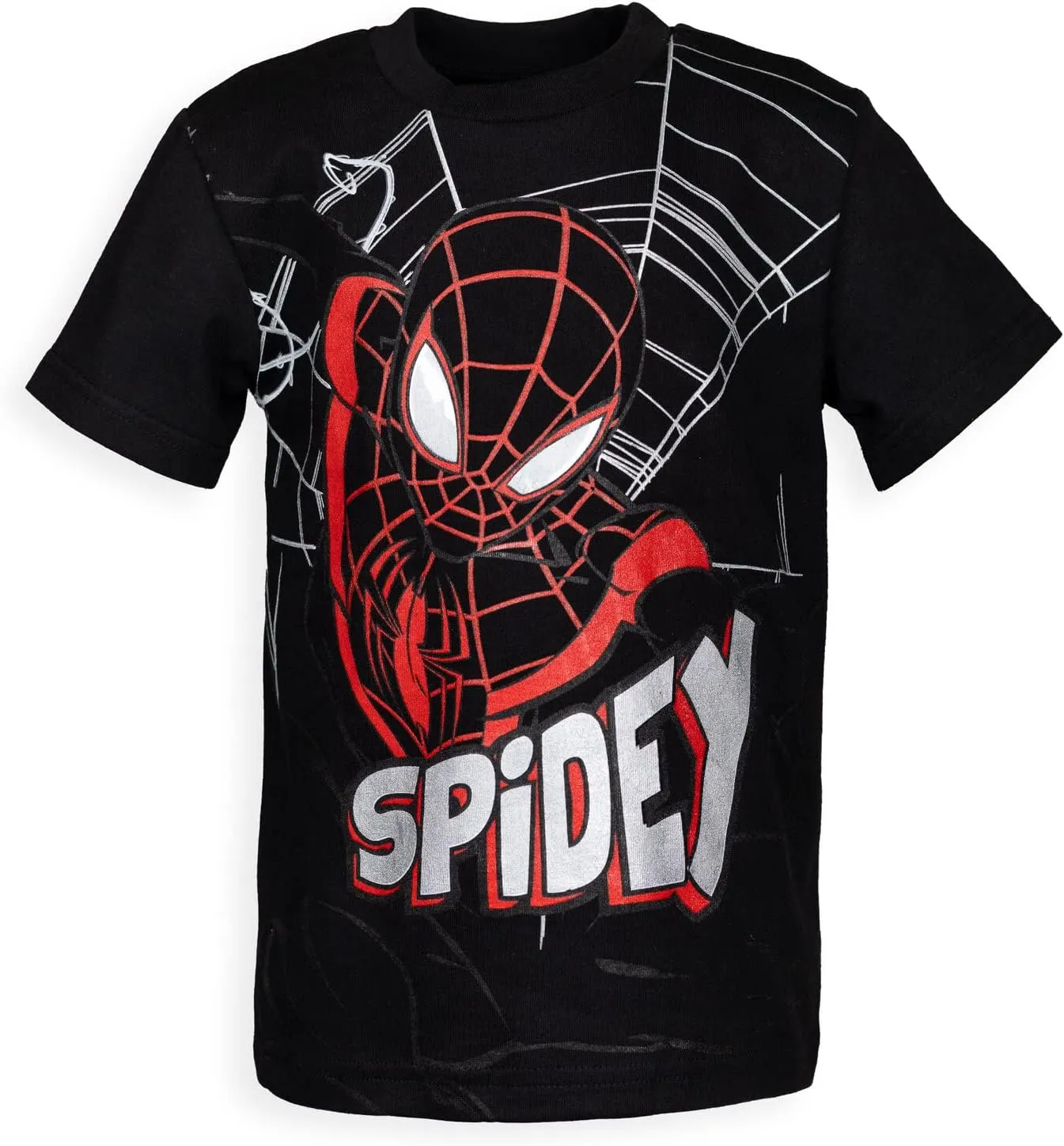 Marvel Spider-Man 4 Pack Pullover T-Shirts Toddler to Big Kid