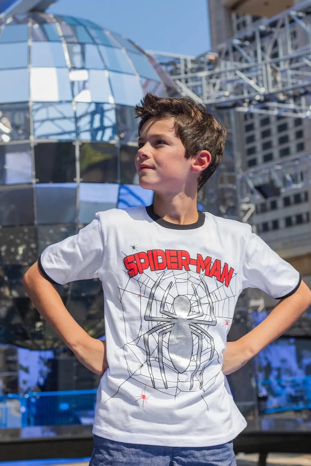 Marvel Spider-Man 4 Pack Pullover T-Shirts Toddler to Big Kid