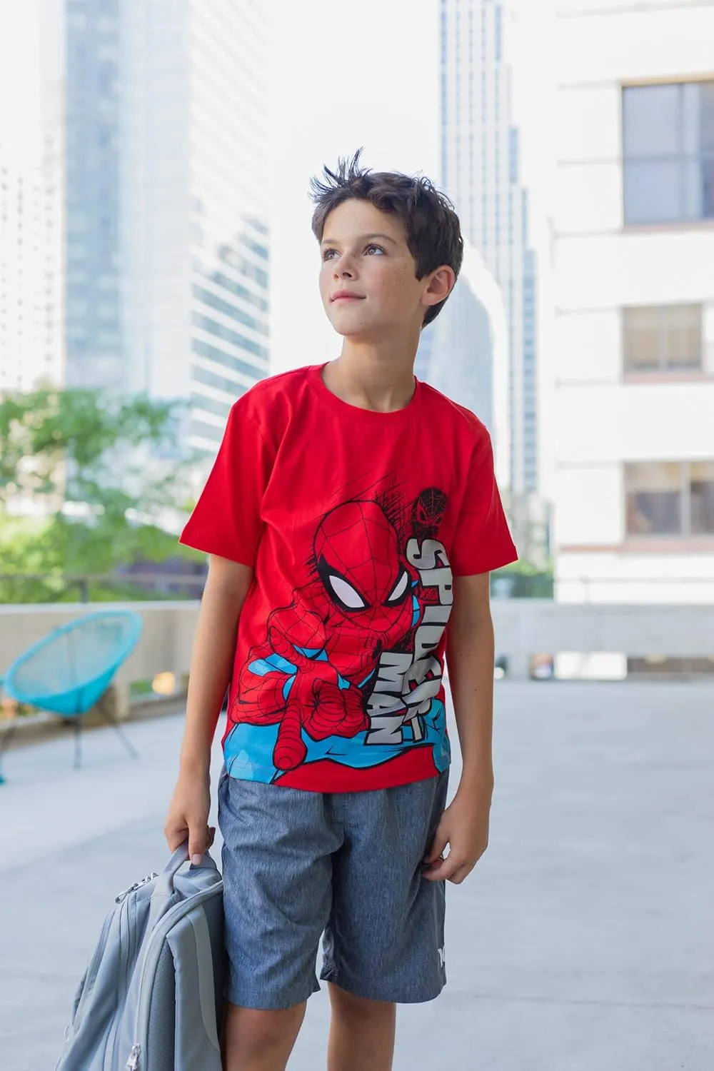 Marvel Spider-Man 4 Pack Pullover T-Shirts Toddler to Big Kid