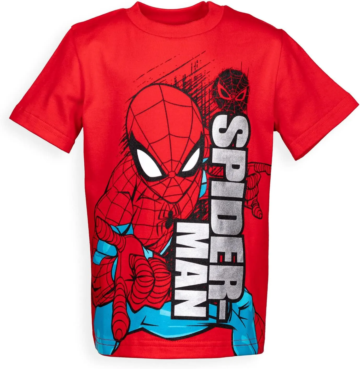 Marvel Spider-Man 4 Pack Pullover T-Shirts Toddler to Big Kid