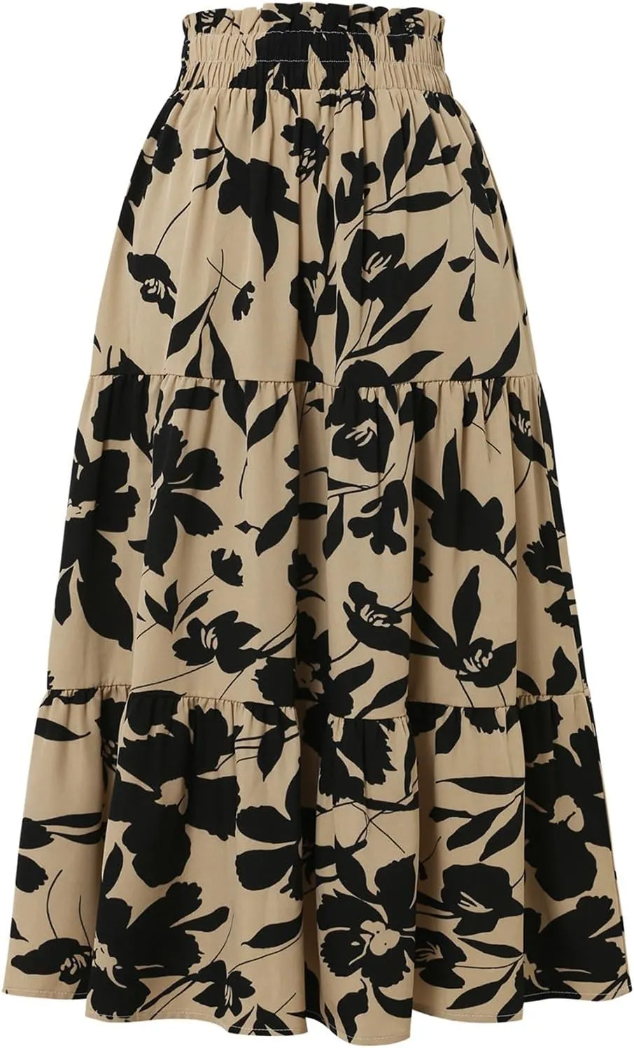 Maxi Skirt Boho Maxi Spring Flowy Boho Comfy Tiered Western Boho Mini Skirt
