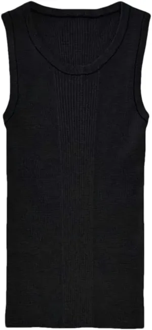 Men Summer Vest Ribbed Tank Top Men's Knitted Summer Vest Sleeveless Tops Casual Activewear Fitness Gym