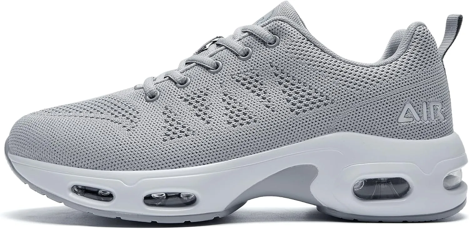 Men's Air Running Shoes Tennis Jogging Gym Fashion Sneaker Lightweight Knitting Breathable Athletic Walking Shoes US 7-12.5