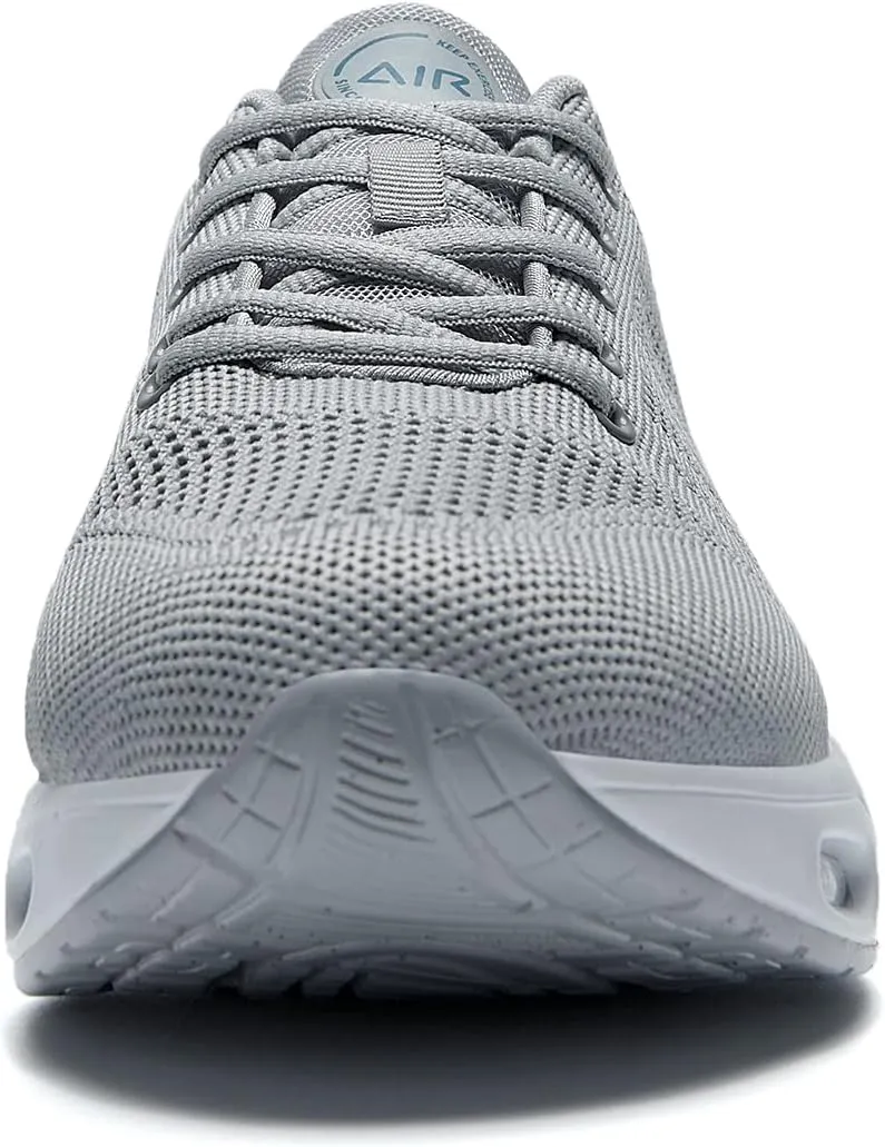 Men's Air Running Shoes Tennis Jogging Gym Fashion Sneaker Lightweight Knitting Breathable Athletic Walking Shoes US 7-12.5