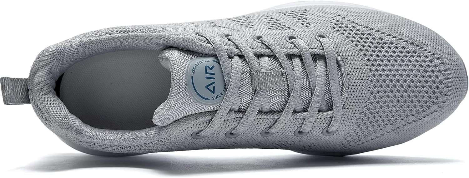 Men's Air Running Shoes Tennis Jogging Gym Fashion Sneaker Lightweight Knitting Breathable Athletic Walking Shoes US 7-12.5