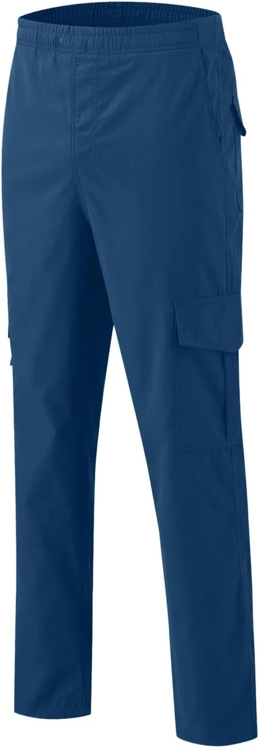 Men's Cargo Pants Elastic Waistband Chino Slim Skinny Cargos Men Men's Cargo Pants Casual Trousers Tracksuit Trousers