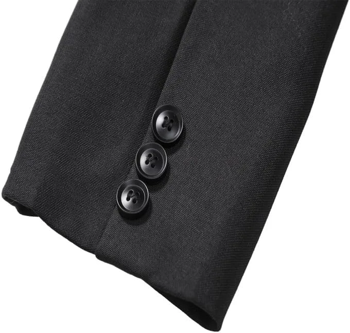 Mens Casual Blazers Sport Coats 1 Button Slim Fit Suit Jackets Lightweight Jackets Stylish Notched Lapel Blazers
